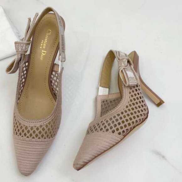 Brand new mesh heels with designer bow size 7.5 - Picture 3 of 3